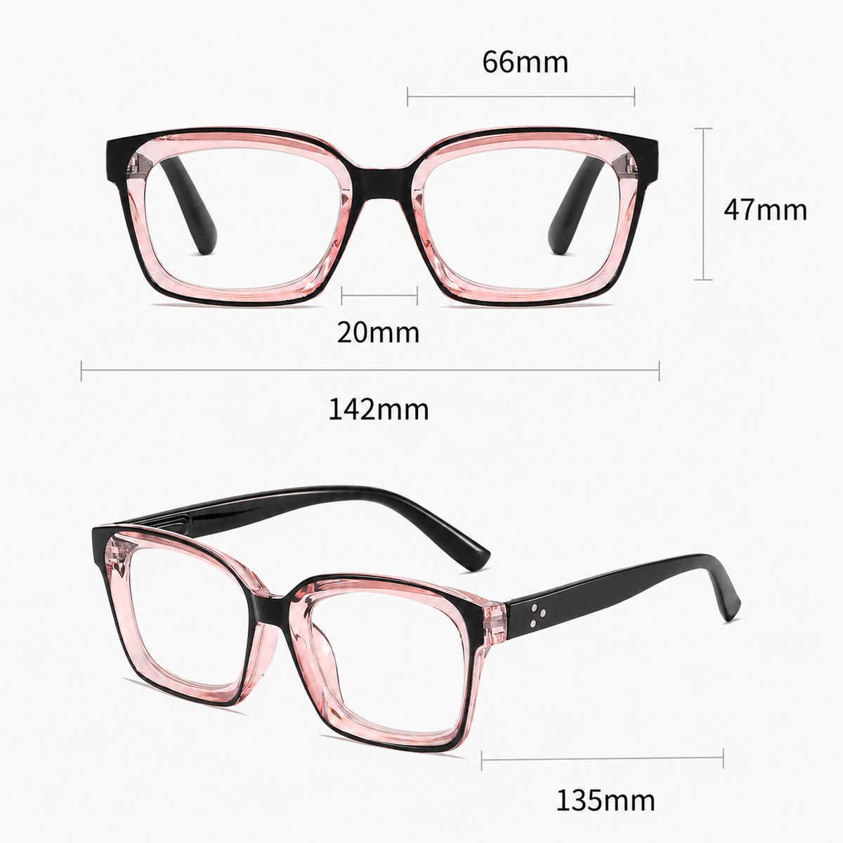 German Technological Marvel! Anti-Blue Light Photochromic Progressive Glasses (+1.0~+7.0)
