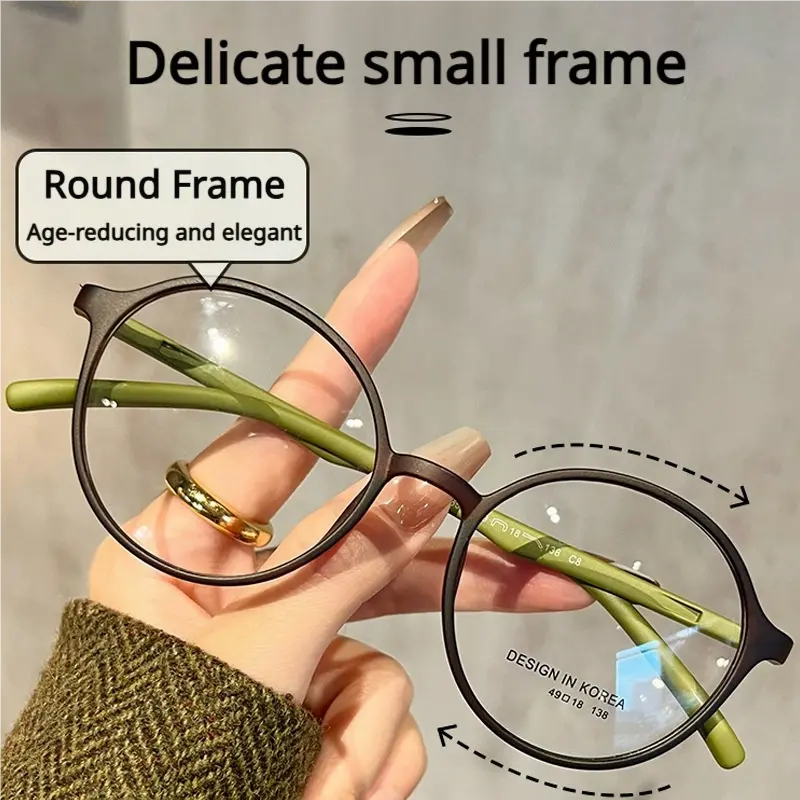 German Ultra-Light HD Reading Glasses – 8g Featherweight, True Color Lens, Blue-Light UV400 Protection, Flexible Comfort Frame