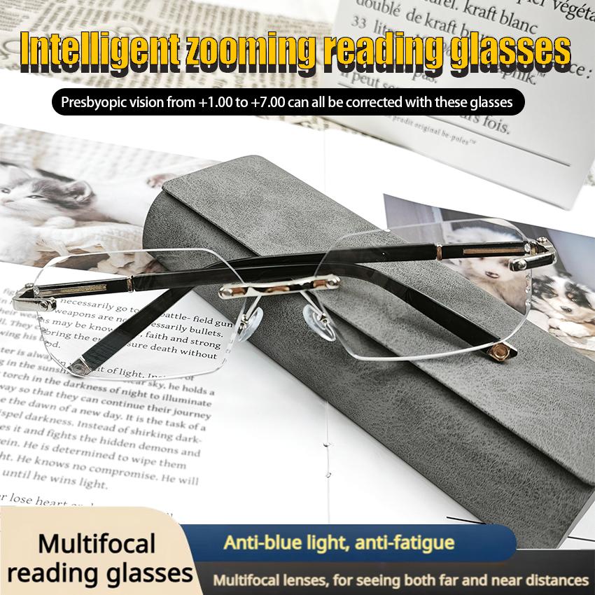 Smart Zoom Reading Glasses: One Pair for Both Near and Far