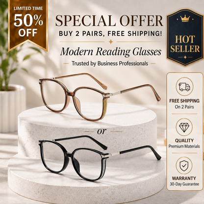 German technological marvel! Ultra‑comfortable progressive glasses (+1.0~+7.0)