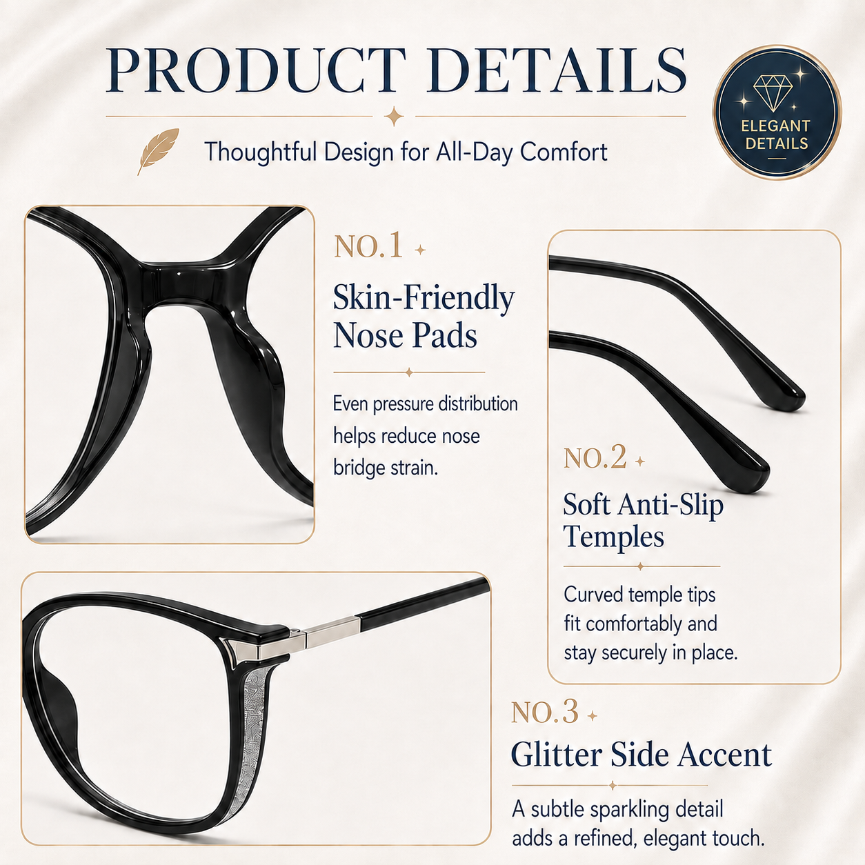 German technological marvel! Ultra‑comfortable progressive glasses (+1.0~+7.0)