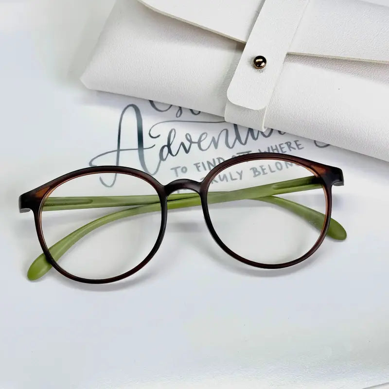 German Ultra-Light HD Reading Glasses – 8g Featherweight, True Color Lens, Blue-Light UV400 Protection, Flexible Comfort Frame
