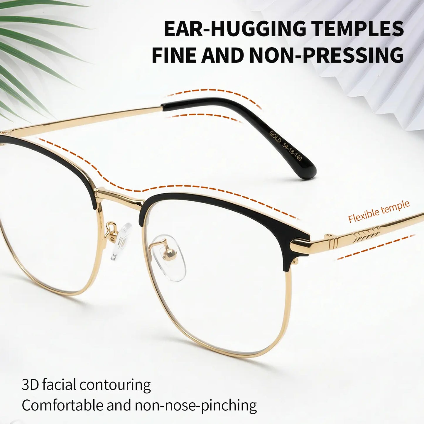 Vea de Cerca y de Lejos al Instante | Gafas de Lectura Progresivas Ultraligeras (+1.0 ~ +4.0) — Compre 1 y Llévate 3