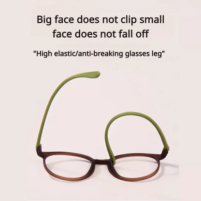 German Ultra-Light HD Reading Glasses – 8g Featherweight, True Color Lens, Blue-Light UV400 Protection, Flexible Comfort Frame