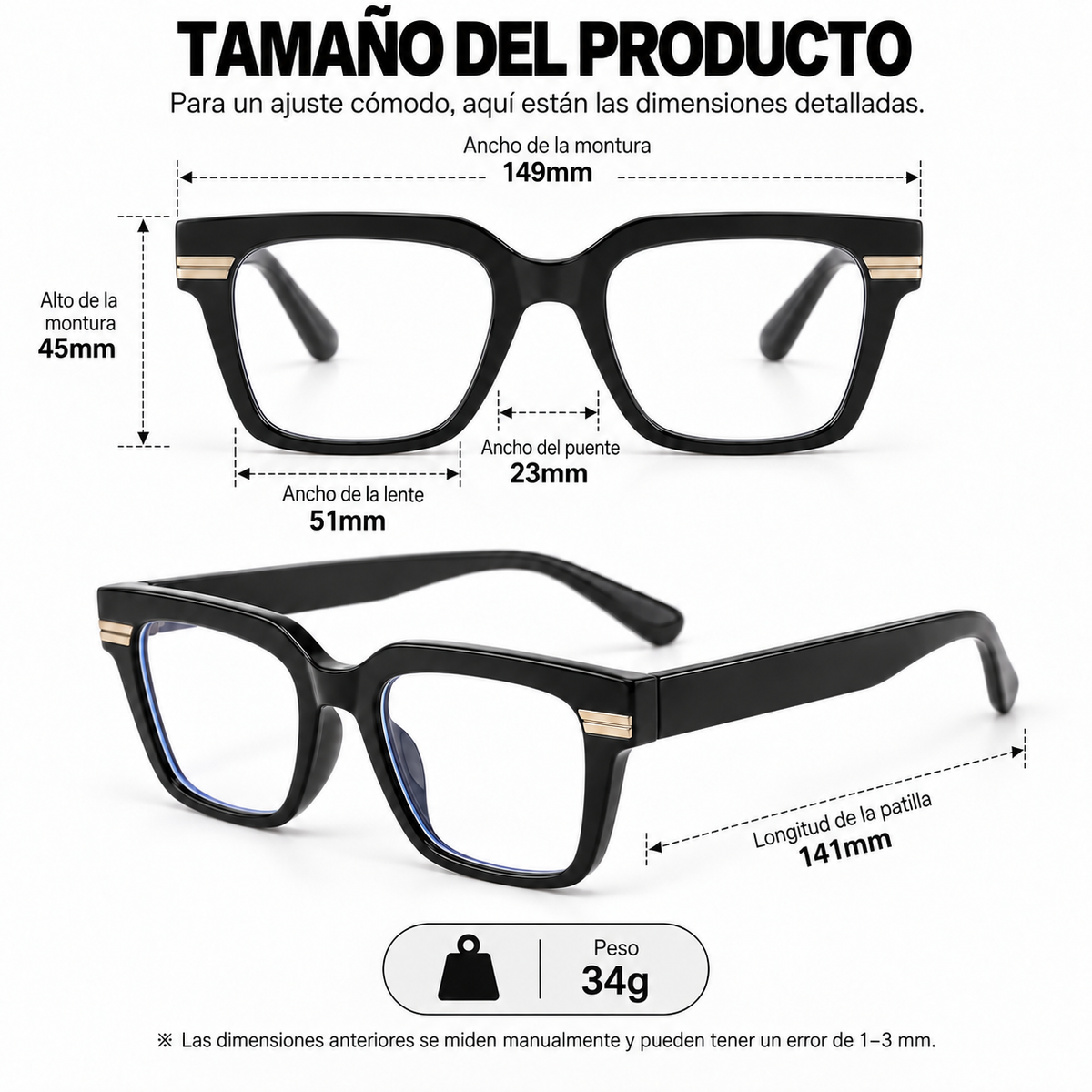 German Technological Marvel! Anti-Blue Light Photochromic Progressive Glasses (+1.0~+7.0)