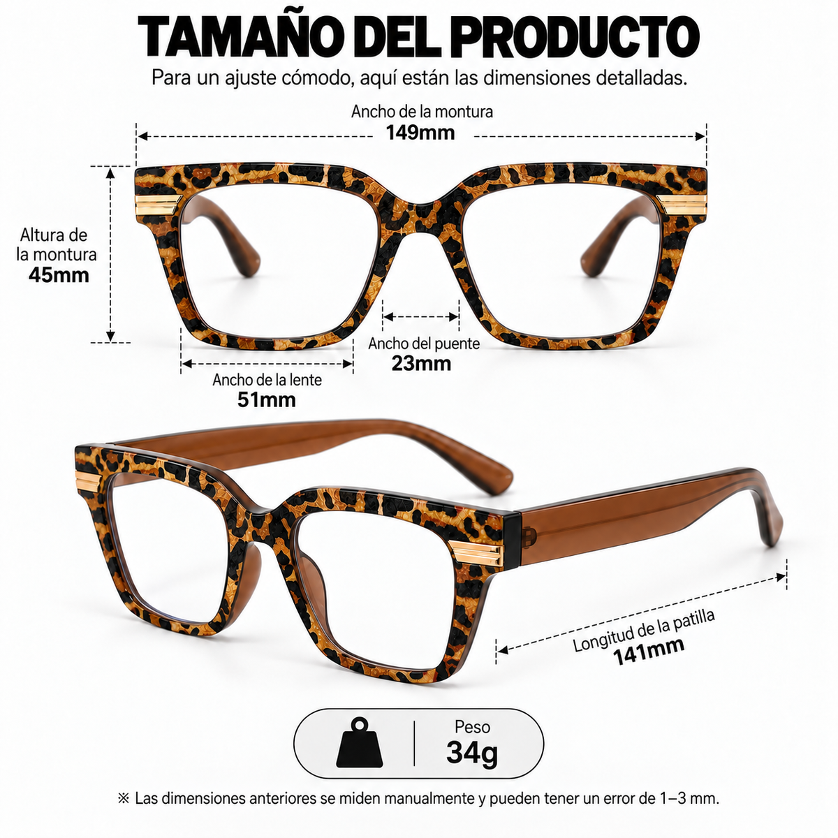 German Technological Marvel! Anti-Blue Light Photochromic Progressive Glasses (+1.0~+7.0)