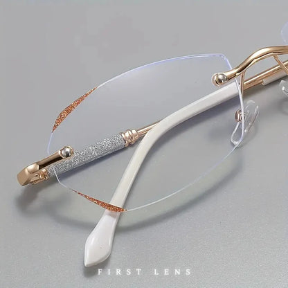 Ultralight Rimless Blue Light & UV Protection Progressives(+1.0~+7.0) Glasses