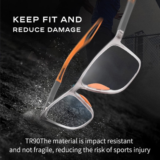 Lightweight Anti-Blue Light Sports-type Reading Glasses – TR90 Flexible Frame, Non-Slip Comfort Fit